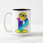 Letter-Tasse Zweifarbige Tasse (Links)