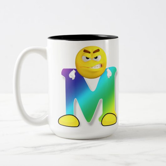 Letter-Tasse Zweifarbige Tasse (Links)