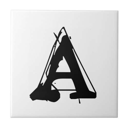 Letter Tiles Fliese (Vorderseite)