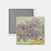 Letter Tiles Magnet (Vorderseite/Rückseite)