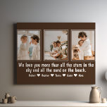 Letter to Mama Personalisierte benutzerdefinierte  Leinwanddruck<br><div class="desc">Die "Letter to Mama Personalisiert Custom Family Collage Canvas Print" ist ein herzliches und anpassbares Geschenk, das für jeden, der seine Liebe und Wertschätzung für Mama zum Ausdruck bringen möchte, perfekt ist. Diese Leinwand mit einer wunderschönen Collage aus Foto, in der die Lieblingsfamilienmomente erfasst werden, erzählt die Geschichte der Familienreise....</div>