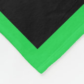 Letter U Green Hauptstadt Alphabet Fleecedecke (Ecke)