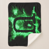 Letter U Green Hauptstadt Alphabet Sherpadecke (Vorderseite)