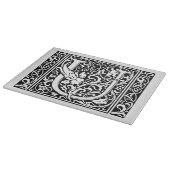 Letter U Medieval Monogram Art Nouveau Schneidebrett (Ecke)