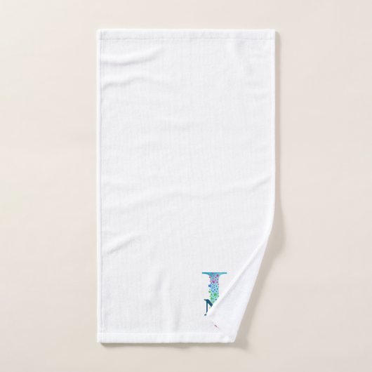 Letter U Monogram Initial Bath Gift Set (Handtuch)