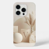 Letter V Minimal Monogram Phone Case – Aesthetic N (Rückseite)