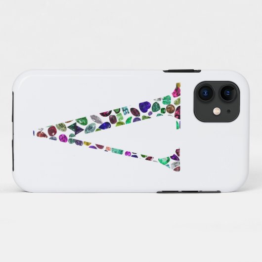 Letter V Monogramm Case-Mate iPhone Hülle (Rückseite (Horizontal))