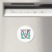 Letter V Monogramm Magnet (In Situ (Geschirrspüler))