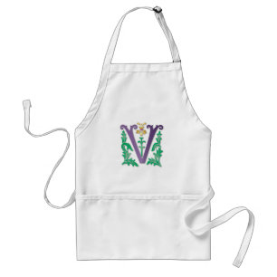 Letter V Monogramm Schürze