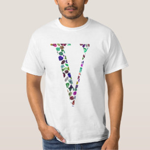 Letter V Monogramm T-Shirt