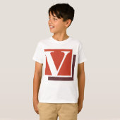 Letter V T-Shirt (Vorne ganz)