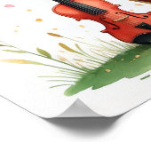 Letter V Violin Fairy Poster -Alphabet Art (Ecke)