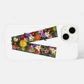 Letter V with Floral Wreath iPhone Case iPhone Hülle (Rückseite (Horizontal))