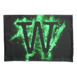 Letter W Green Hauptstadt Alphabet Kissenbezug
