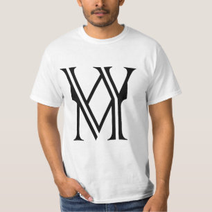 Letter W&M (white live matter) T - Shirt