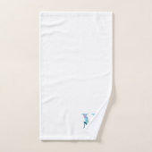 Letter W Monogram Initial Bath Gift Set (Handtuch)