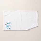 Letter W Monogram Initial Bath Gift Set (Handtuch)