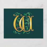 Letter W Monogram