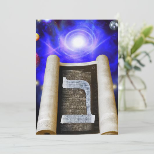 Letter Wette Einladung (Stehend Vorderseite)