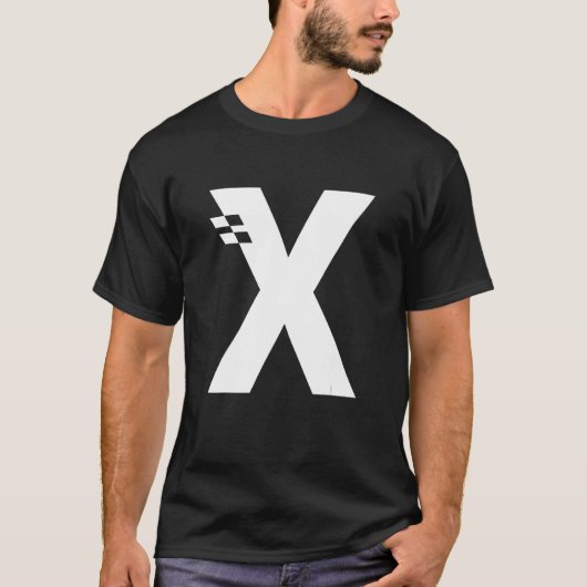 Letter X Alphabet Initial Monogram T-Shirt (Vorderseite)