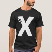 Letter X Alphabet Initial Monogram T-Shirt (Vorderseite)