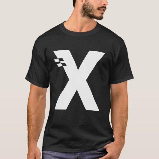 Letter X Alphabet Initial Monogram T-Shirt (Vorderseite)