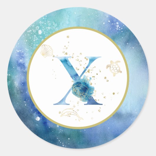 *~* LETTER X - Aufkleber für den Wasserhahn am Str (Vorderseite)