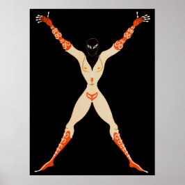 Letter X aus der Alphabet Suite, 1976 Poster