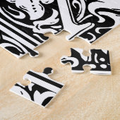 Letter X Mittelalterliche Monogram Art Nouveau Puzzle (Seite)