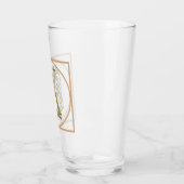 LETTER X MONOGRAM Beautiful Wedding New Home Gift Glas (Links)