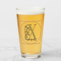 LETTER X MONOGRAM Beautiful Wedding New Home Gift