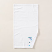 Letter X Monogram Initial Bath Gift Set (Handtuch)