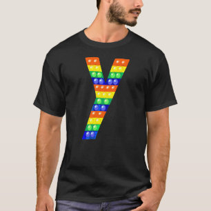 Letter Y Hauptstadt Alphabet Fidget Pop Es passt a T-Shirt