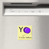 "Letter Y" ist für Yoyo Children's Alphabet Magnet (In Situ (Geschirrspüler))
