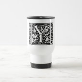 Letter Y Medieval Monogram Art Nouveau Reisebecher (Mittel)
