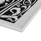 Letter Y Medieval Monogram Art Nouveau Schneidebrett (Ecke)