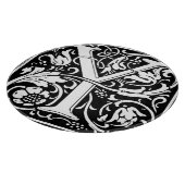 Letter Y Medieval Monogram Art Nouveau Schneidebrett (Ecke)