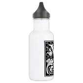 Letter Y Medieval Monogram Art Nouveau Trinkflasche (Links)