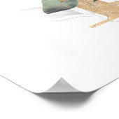 Letter Y Monogram Poster (Ecke)