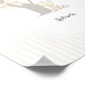 Letter Y Nursery Wall Art - Custom Baby Name Print Poster (Ecke)