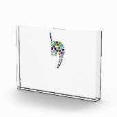 Letter 'YOD' made with Gems in All Colors Fotoblock (Rechts)