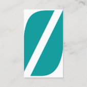 Letter Z Electric Cloud Monogram Business Card Visitenkarte (Rückseite)