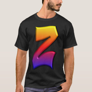 Letter Z, farbenfrohe Graffiti Alphabet Z T-Shirt
