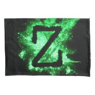 Letter Z Green Hauptstadt Alphabet Kissenbezug