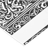 Letter Z Medieval Monogram Art Nouveau Kurzer Tischläufer (Ecke)