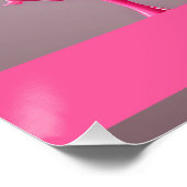 Letter Z, Monogram Z - Customizable Name Poster (Ecke)