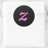 Letter z Sticker (Tasche)