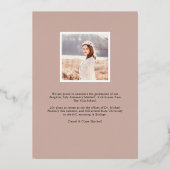 Letterboxed Foil | Ankündigung von Foto Abschluss (Rückseite)