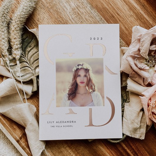 Letterboxed Foil | Ankündigung von Foto Abschluss