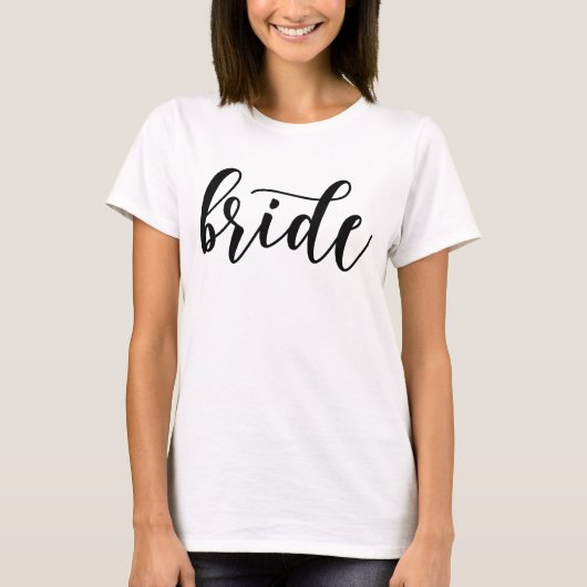 Lettered Bride T-Shirt (Vorderseite)